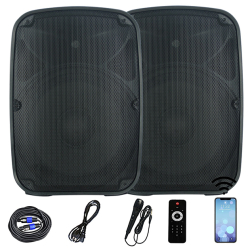 JPS0915DW PA Speaker System Wireless Karaoke Sets 
