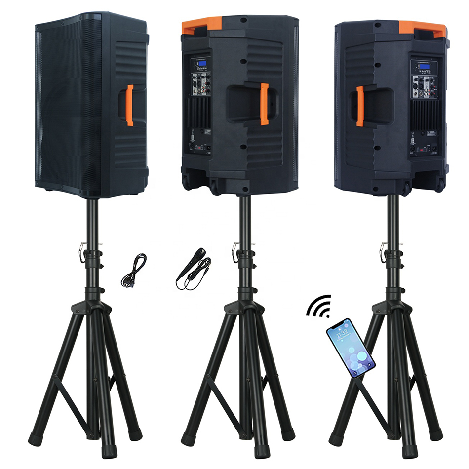 Caja de sonido con sistema de altavoces PA autoamplificado JPS8815LR