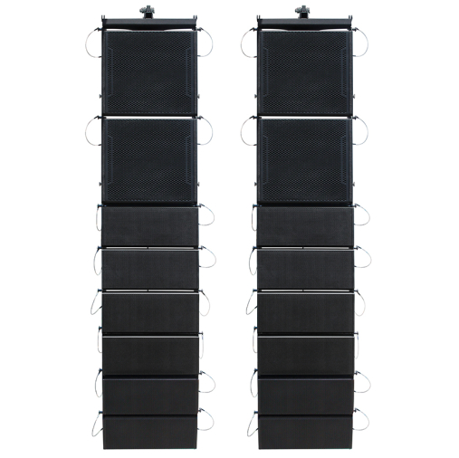 A6625ACOMBO Dual 15" 3000W Powered DJ Set Speaker System