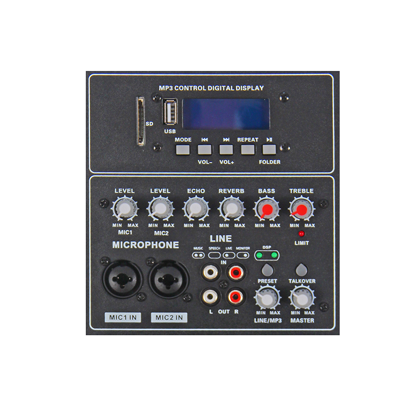 AB200DSP Class AB amplifier professional active speakers factory ...