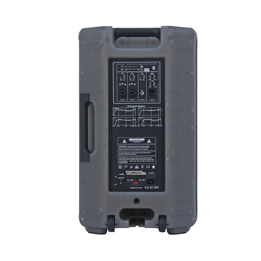 FA7115DSP 1500W 15 Inch Portable Full Transparent Speaker Box