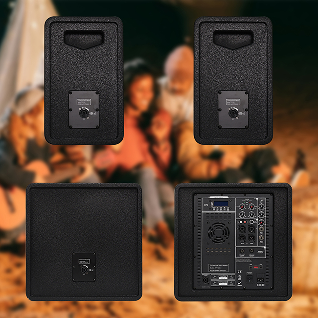 TPA-1226 Kit combinado de sistema DJ con altavoz PA activo