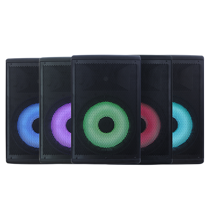 JPS6212MB Luz LED 1200W Sistema PA con subwoofer de 12 pulgadas