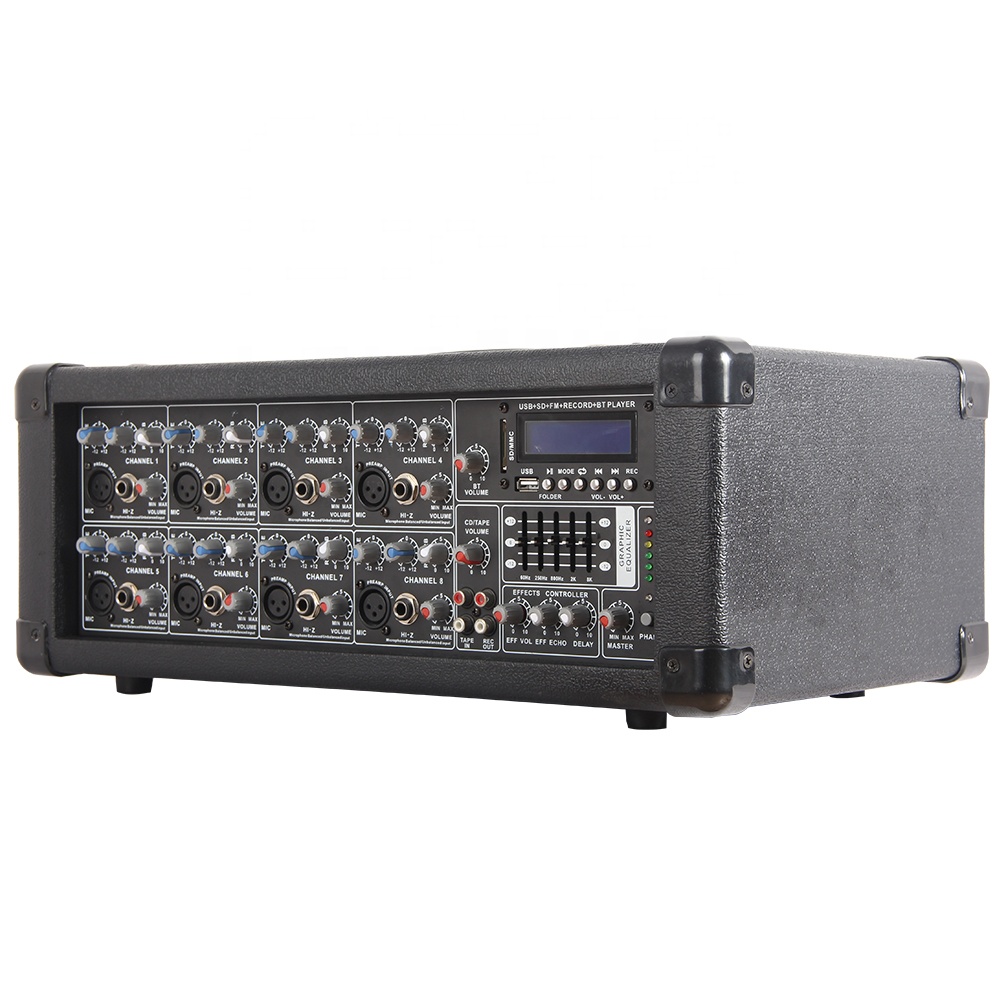 JMP8400BT Portable 8-Channel Power Mixer