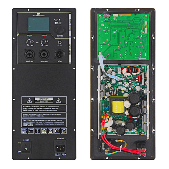 DSP2041 Amplificador profesional DSP Clase D de rango completo de 700W RMS