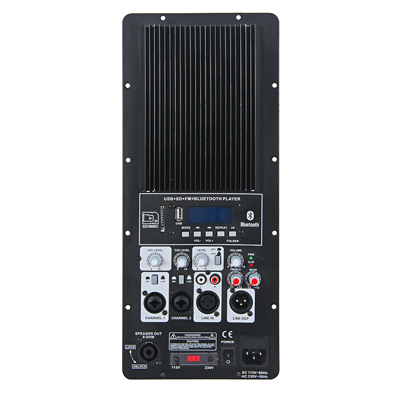 BW400H Amplificador Clase H profesional de rango completo de 400W RMS